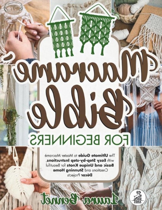 Macramé Gids - Knooptechnieken Boek - Handgemaakte Decoratie - Stapsgewijze Instructies - 21.59 x 1.07 x 27.94 cm - Niet gespecificeerd van Merkloos