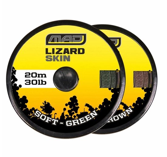 Mad Lizard Skin soft 20m Bruin 20lb van MAD