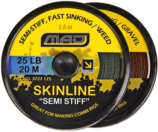 Mad Skinline semi Stiff 20m Weed 25lb van MAD