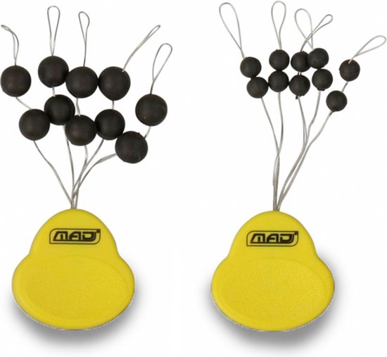 Mad Touchdown Beads Zwart Round / 4mm van MAD