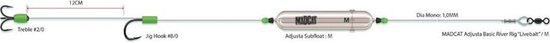 Madcat Adjusta Basic River Rig | Onderlijn | Livebait | Maat M