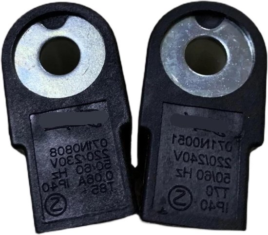 Magneetspoel - Ventielspoel - Klep Besturing - 9 W Vermogen - Unieke Maat - Zwart
