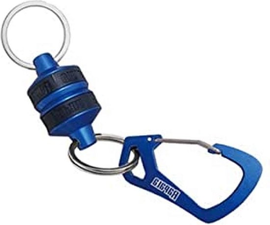 Magnetische clip RCD Magnetic Release - Karabijnhaak Sleutelhanger - Voor schepnetten en visaccessoires - Magnetische sluiting - Metalen - Solide visuitrusting - Blauw van RCD Magnetic Release