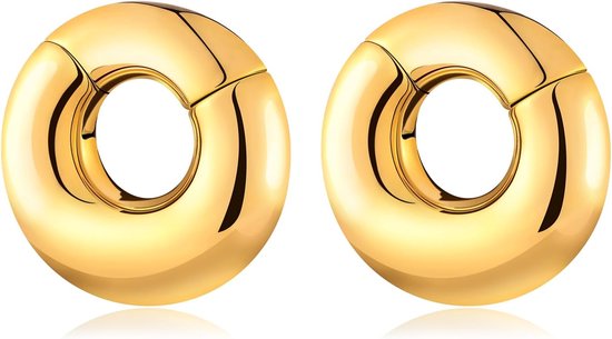 Magnetische oorgewichten voor uitgerekte oren, meetinstrumenten, oorhangers, roestvrij staal, flesh tunnel, plug, hoepel-expander, oorpiercing, 0G (8 mm), 2G (6 mm)