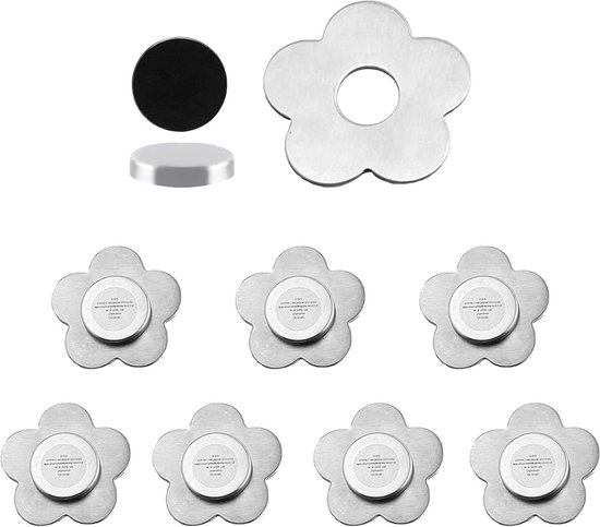 Magnetische tafelkleedhouders - bijenmotief - extra zware gewichten - roestvrij staal - binnen en buiten gebruik . van Merkloos