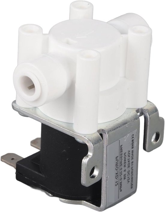 Magnetische Waterklep voor Watermachines - Solenoïde Ventiel, Solenoïde Spoel, 12V DC, 1/4 Inch Tube, Geschikt voor Drinkwater en Irrigatiesystemen van Merkloos