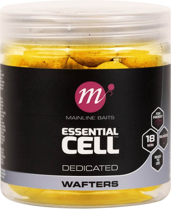 Mainline Balanced Wafters - Essential Cell - 18mm - 50st - Geel van Merkloos