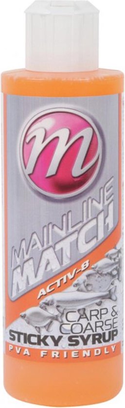 Mainline - Carp & Coarse | Sticky Syrups  | Activ-8TM | 250ml - Oranje