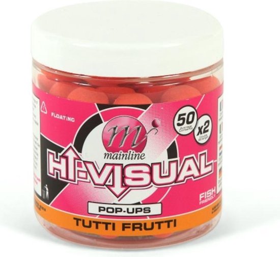 Mainline Hi Visual Pop-ups - Orange Tutti Frutti - 10mm - Oranje van Mainline