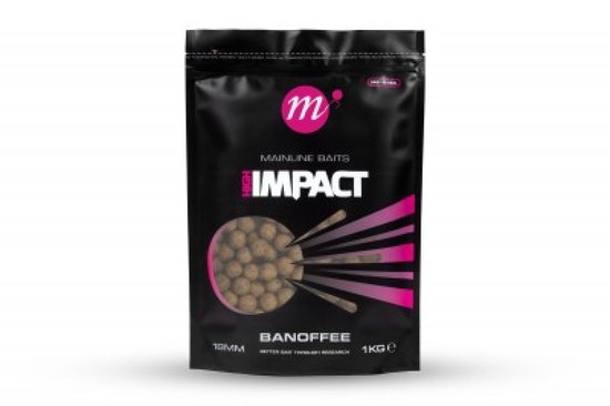 Mainline High Impact Boilies Banoffee 15mm 1kg van Mainline