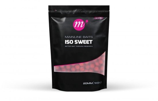 Mainline Shelf Life ISO Sweet 1kg – Zoete Boilies voor Karper - Maat : 15mm