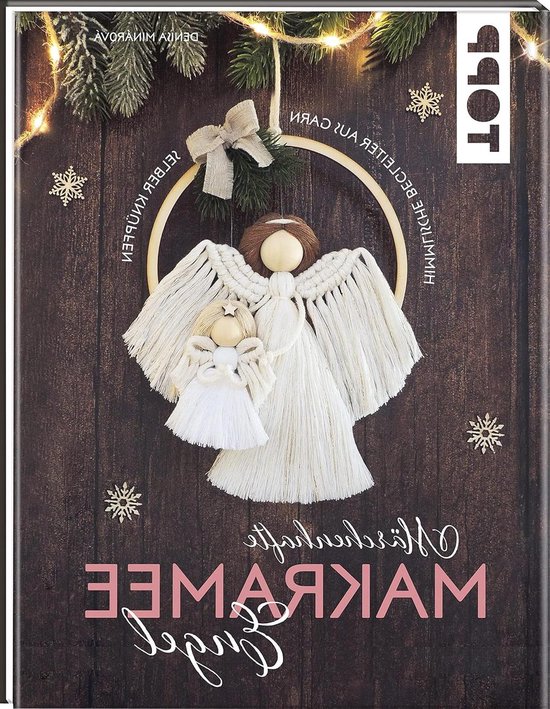 Makramee Engel Boek - Knoop Handleiding - Decoratie Maken - Stap-voor-stap Instructies - 19.9 x 1.2 x 25 cm van Merkloos