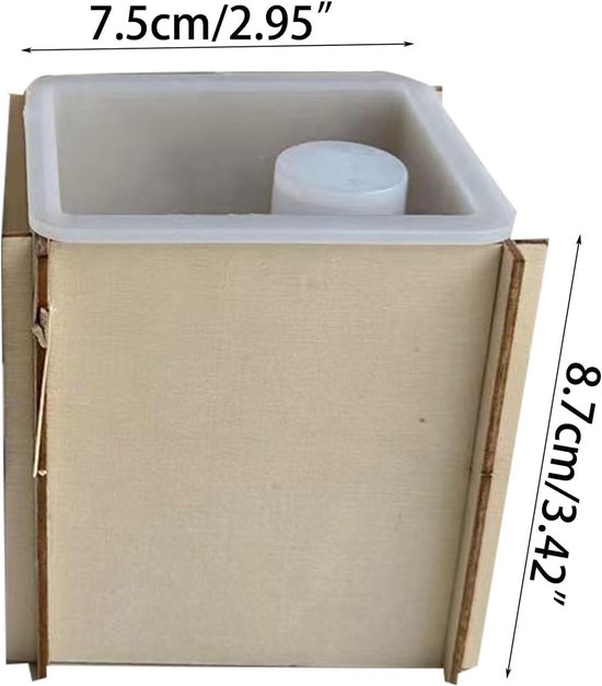 mal voor Kerzenhalter in Hausform für Kerzenhalter, Schreibtisch, Ornament, Heimdecoratie, Kerzentanden