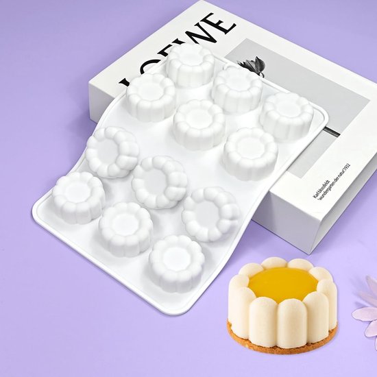 Mallen mousse mal siliconen gebak mal 6 holte 3D dobbelstenen dessert mousse cake mallen voor bakken doe-het-zelf ambachtelijke zeep kaars schimmel taart decoratie gereedschap (B_