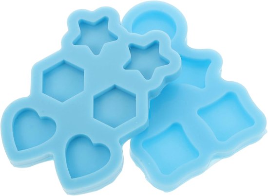 Mallenset - Stervormige Siliconen Mallen Van Hars Epoxy Knutselmallen Grote Hartmallen Voor Het Gieten Van Sieraden