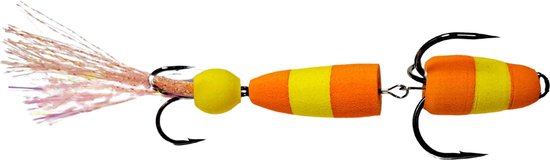 Mandala Foamshad Oranje-Geel Dressuurdoorbrekend Kunstaas Beste Snoekbaars Shad Baars Snoek Jigging van Mandala