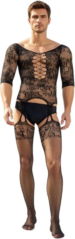 Mannen ondergoed sissy kleding party club rave gay outfits eendelig bodysuit shapewear bodystocking