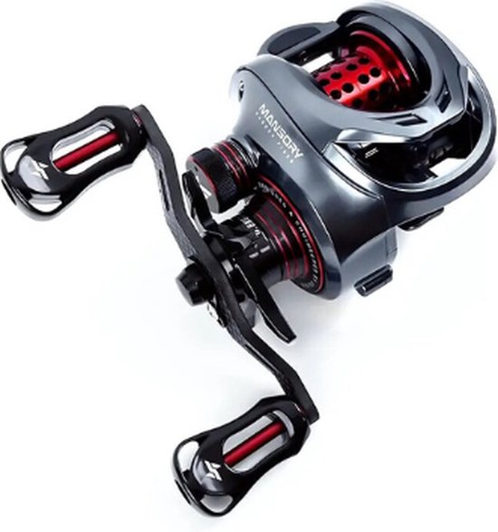 Mansory - Baitcasting Visrol - Carbon - Hybrid Ceramic Bearings - Ultralicht - 146G - Vissen - Visseizoen - Zomer