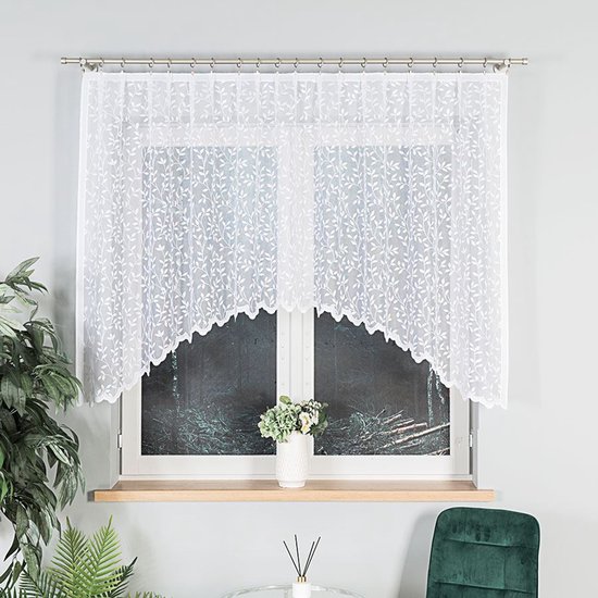 Markizeta Zuzanna - Jacquard Gordijn - 250x130 cm - Plantenmotief - Zonder Plooiband van Markizeta