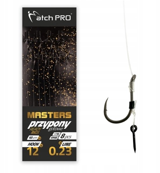 Match Pro Method Feeder Hook Spike M16 - 8 stuks, 0,20 mm, maat 16 van Merkloos