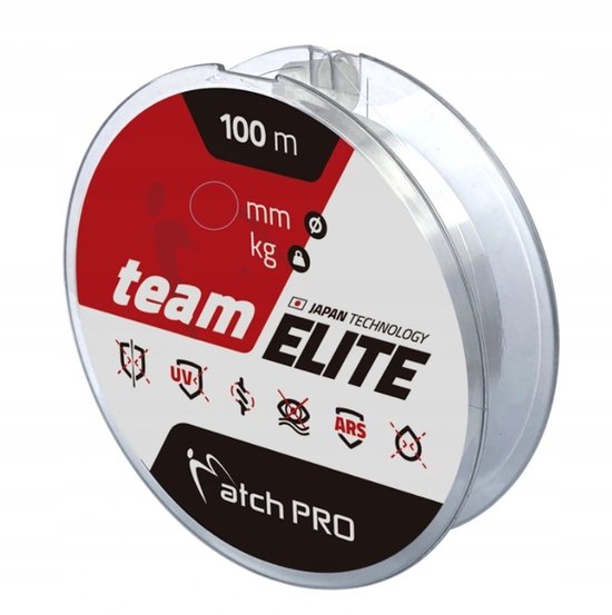 MATCHPRO ELITE Vislijn 0.20mm 100m - Sterk & Zichtbaar in Water van Merkloos
