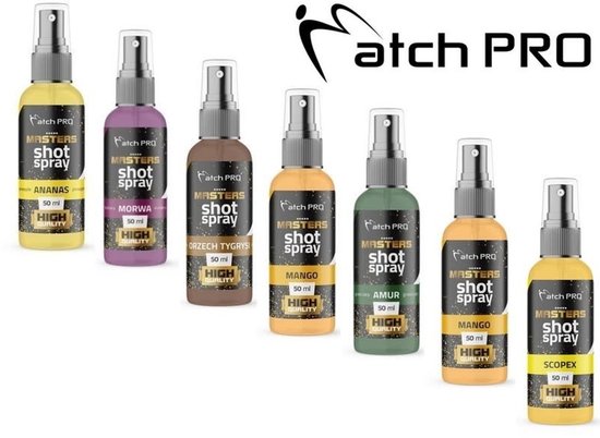 MatchPro Masters Shot Spray 50ml - Smaak : Halibut