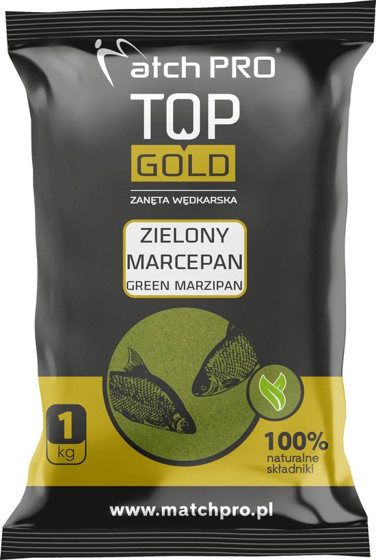 MatchPro Voeder Top Gold 1 Kilo - Soort : Groen Marsepein