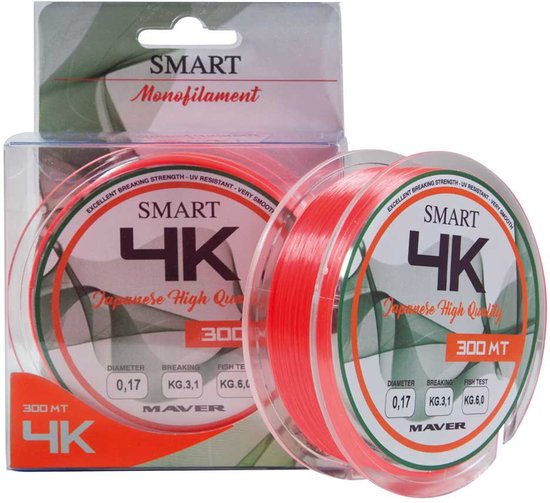 Maver 4k 300 M Monofilament Oranje 0.400 mm