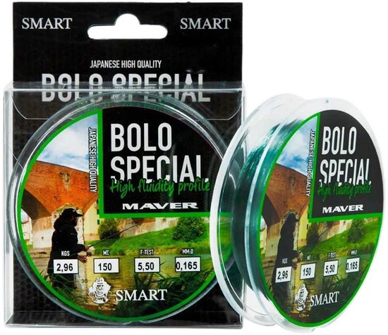 Maver Bolo Special 300 M Monofilament Groen 0.235 mm van Merkloos