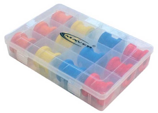 Maver Clear Rig Box 12 Lijnopwinder Transparant 20 x 14 x 4 cm