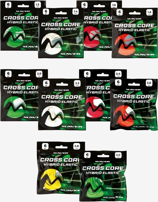 Maver Cross Core Hybrid Elastic (6.00m) - Maat : 1.4mm