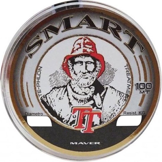 Maver Monofilo Smart TT - 100m - 0.10mm - Transparant van Maver