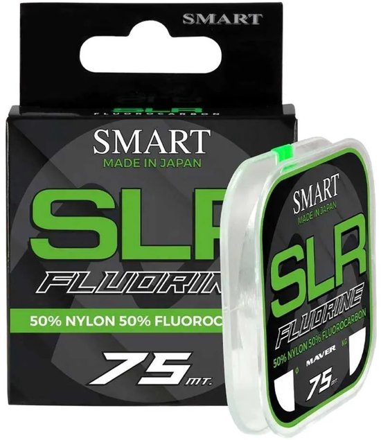 Maver Slr Fluorine 75 M Flurocarbon Zilver 0.245 mm van Merkloos