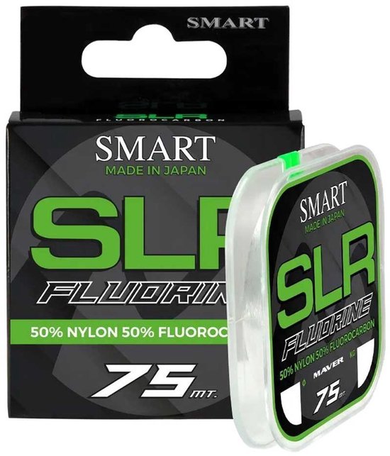 Maver Slr Fluorine 75 M Flurocarbon Zilver 0.319 mm van Maver