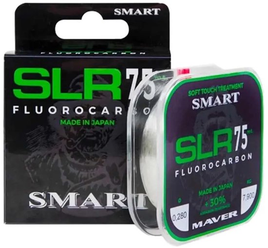Maver Slr Fluorocarbon 75 M Monofilament Zilver 0.255 mm