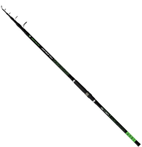 Maver Spider Telescopische Surfcasting Hengel Zilver 4.20 m / 120 g van Merkloos