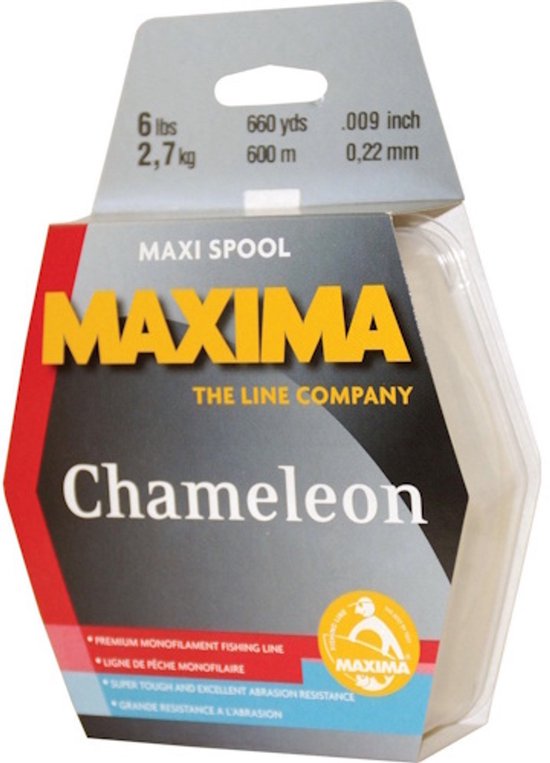 Maxima Maxima Chameleon Mini Pack Monofilament Vislijn – 100 meter – Sterk en onzichtbaar onder water 0.32MM / 12LB