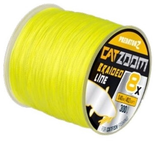 Meerval lijn - Carpzoom - Catzoom - 0.40mm - 300m - Gevlochtenlijn van Merkloos