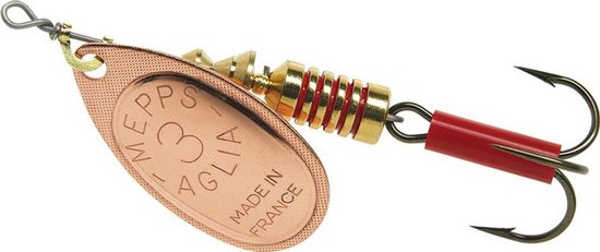 Mepps Aglia copper - #3 - 6,5 gram - Fishing-bait.nl van Merkloos