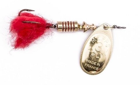Mepps Aglia Dressed gold - #4 - 9 gram - Fishing-bait.nl van Merkloos