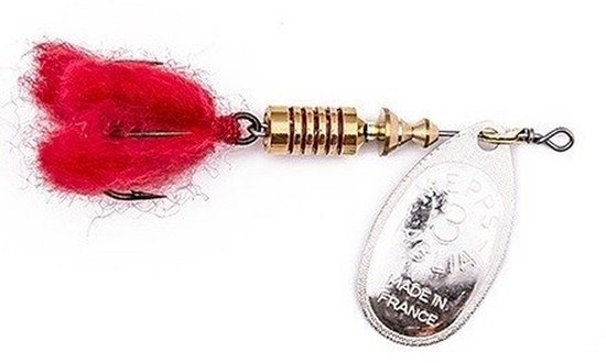 Mepps Aglia Dressed silver - #3 - 6,5 gram - Fishing-bait.nl van Mepps