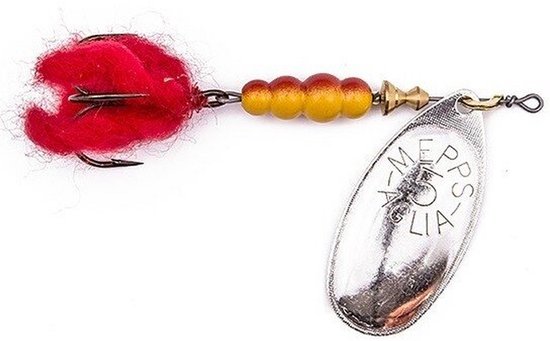 Mepps Aglia Dressed silver - #5 - 13 gram - Fishing-bait.nl van Merkloos