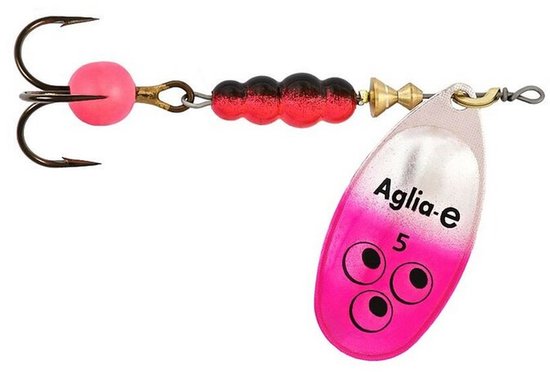 Mepps Aglia-e pink - #5 - 13 gram - Fishing-bait.nl van Mepps