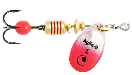 Mepps Aglia-e red - #1 - 3,5 gram - Fishing-bait.nl van Mepps