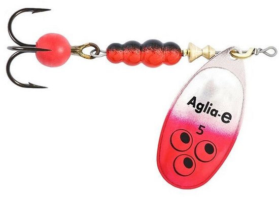 Mepps Aglia-e red - #5 - 13 gram - Fishing-bait.nl van Mepps