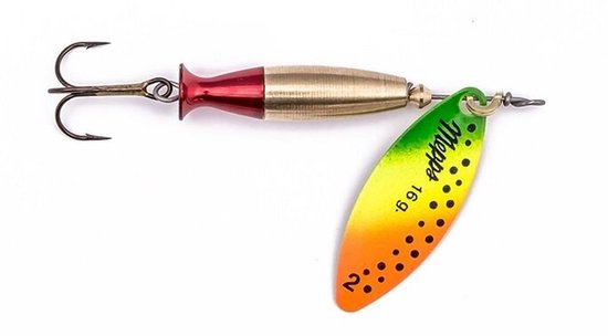 Mepps Aglia Long Heavy tiger - #1 - 8 gram - Fishing-bait.nl van Merkloos