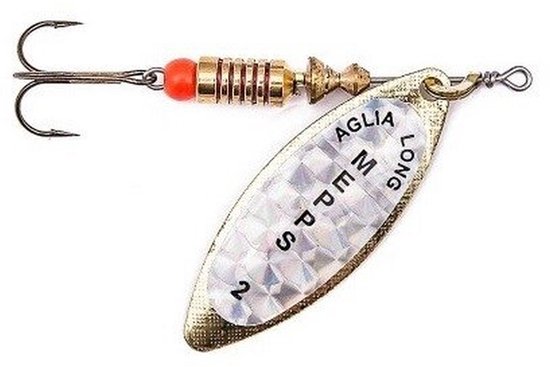 Mepps Aglia Long Rainbo gold - #2 - 7 gram - Fishing-bait.nl van Merkloos