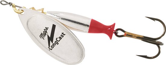 Mepps Aglia Longcast silver - #5 - 24 gram - Fishing-bait.nl van Mepps