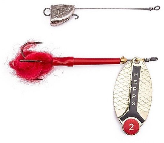 Mepps Lusox gold - #0 - 7 gram - Fishing-bait.nl van Mepps