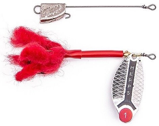 Mepps Lusox silver - #1 - 9,5 gram - Fishing-bait.nl van Merkloos